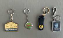 4 Porta chaves Rali Dakar, Mitsubishi, Fiat e Renault
