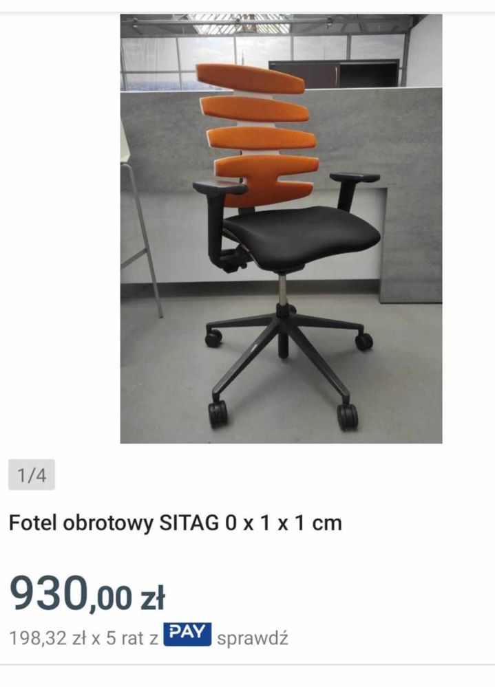 Fotel obrotowy SITAG