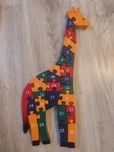 Puzzle drewniane żyrafa
