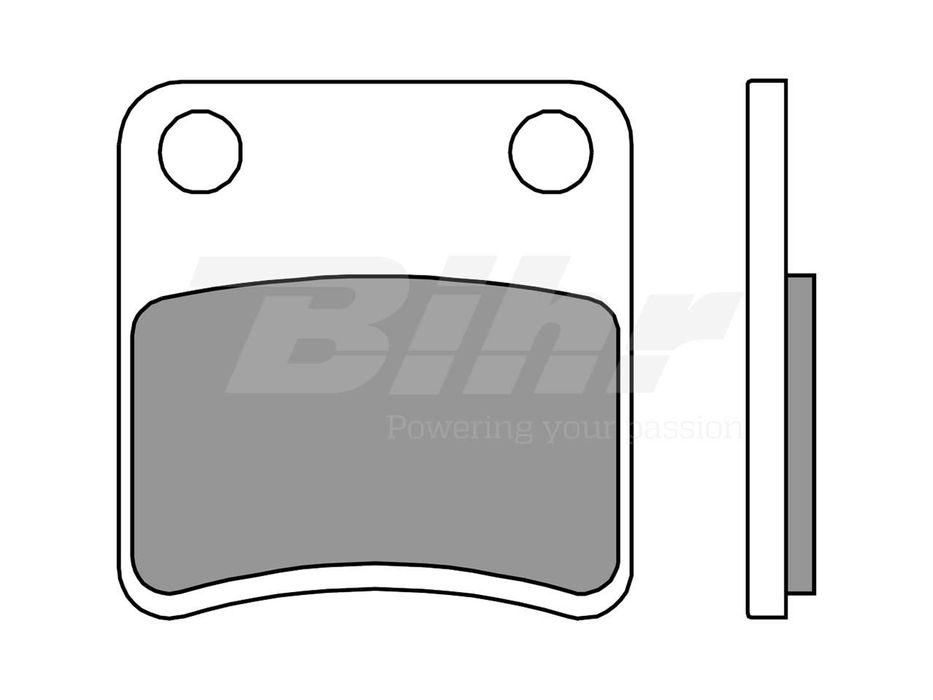 07gr19cc - pastilhas de travão orgânicas brembo 07gr19cc