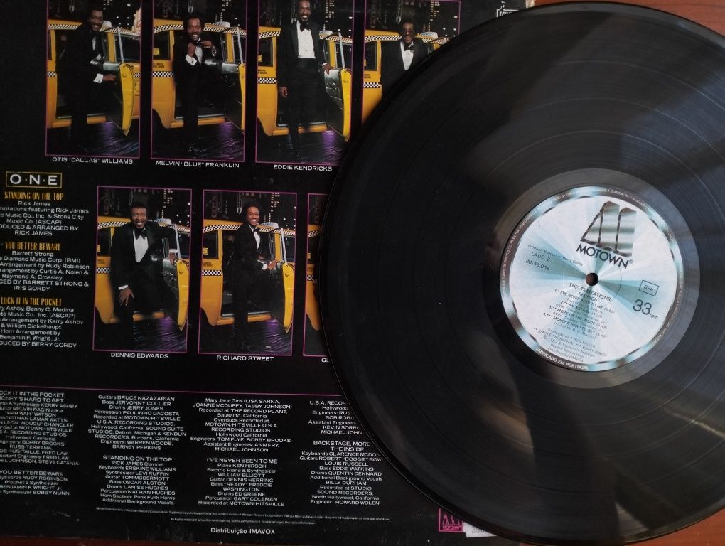 Disco de vinil LP The Temptations (Reunion)