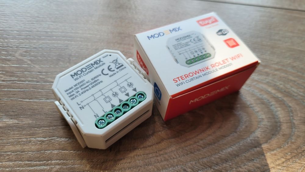 Sterownik rolet WIFI, Tuya, Smart life, Modemix