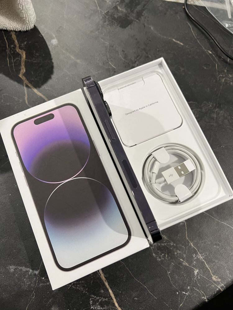 Отличный iPhone 14 pro 256gb neverlock Purple | не 128