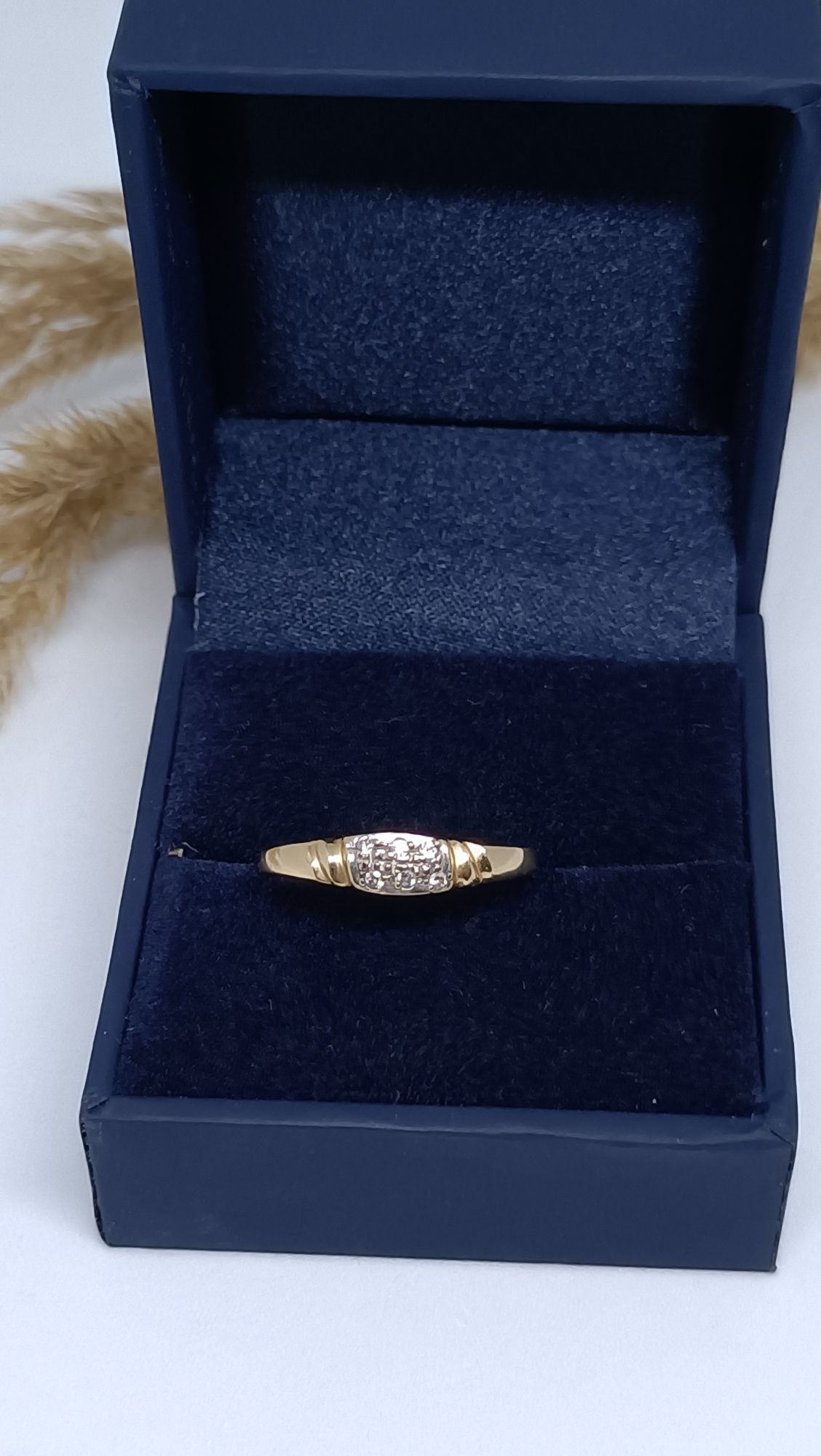 Klasyczny pierścionek ze złota, złoto pr. 585