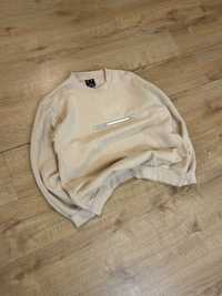 Nike vintage y2k spellout boxy basic crewneck bootleg bluza bez kaptur