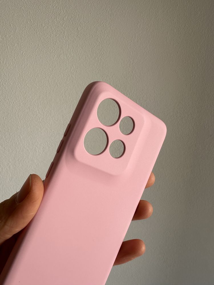 Etui Plecko Silicon różowe do Motorola Edge 50 Neo