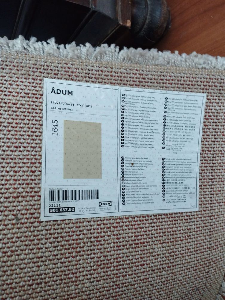 Tapete adum ikea 170x240