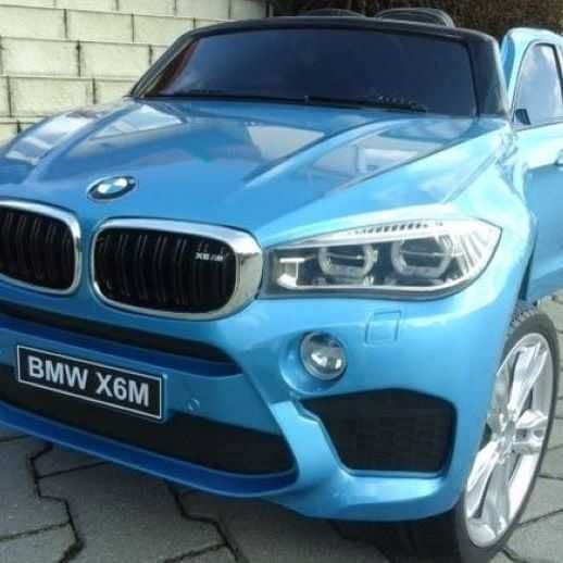 Auto na Akumulator BMW X6 Niebieskie Lakierowane 2 osobowe