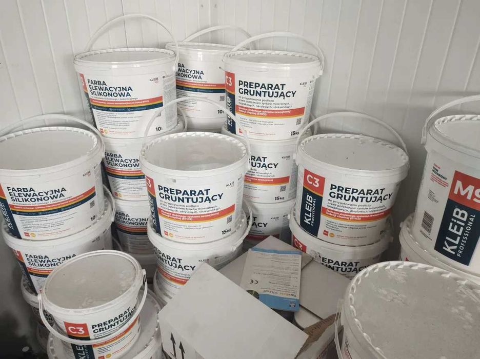 KLEIB - Beton, tynk, klej, preparat gruntujący.
