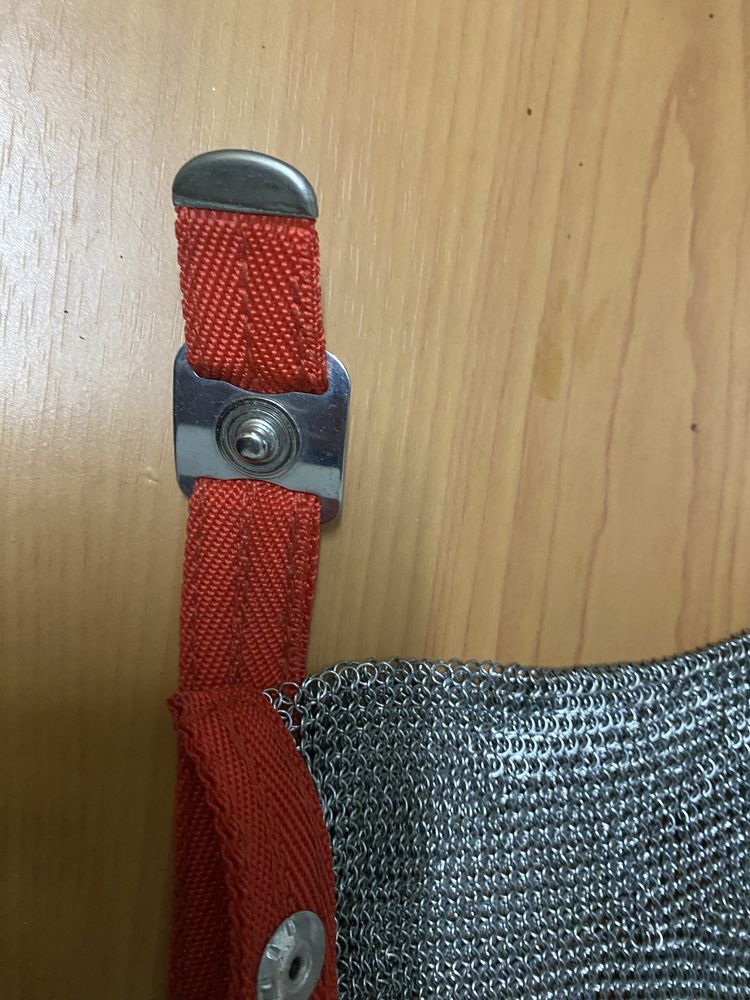 Luva de aco para corte