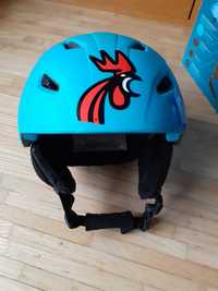 Kask narciarski dla dziecka 55/56/S + gogle