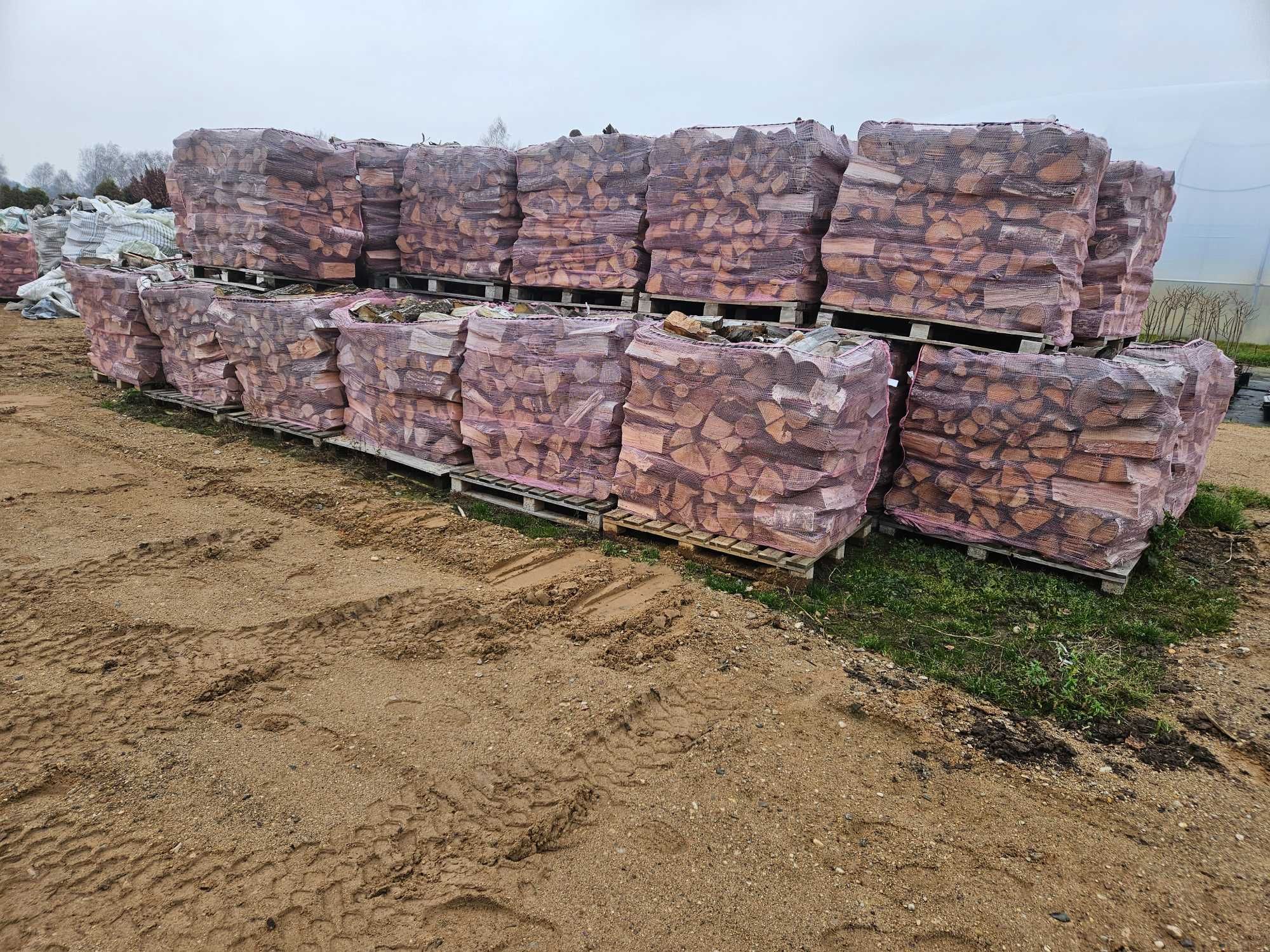 DREWNO opałowe SEZONOWANE kominkowe z transportem