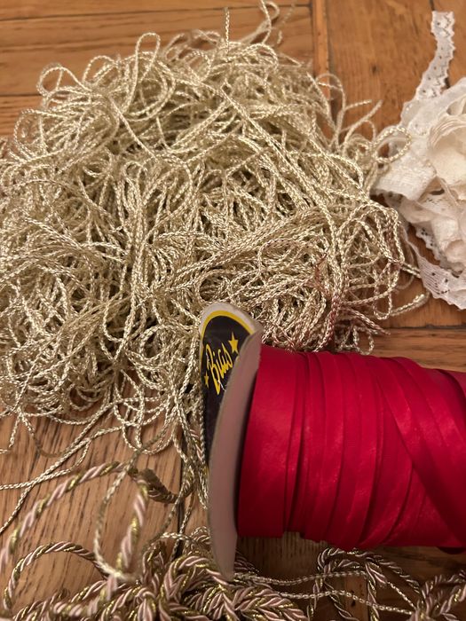 Тесьма кружево бисер одним лотом