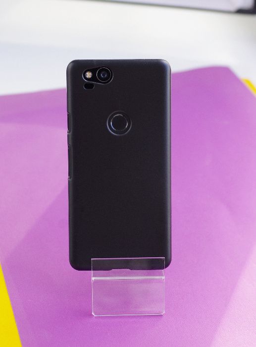 Чохол Google Pixel 2 hard shell case чорний колір пластик Гугл Пиксель
