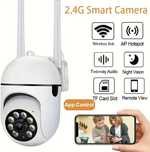 Kamera zewnętrzna wewnętrzna niania obrotowa IP wifi HD 1080 P