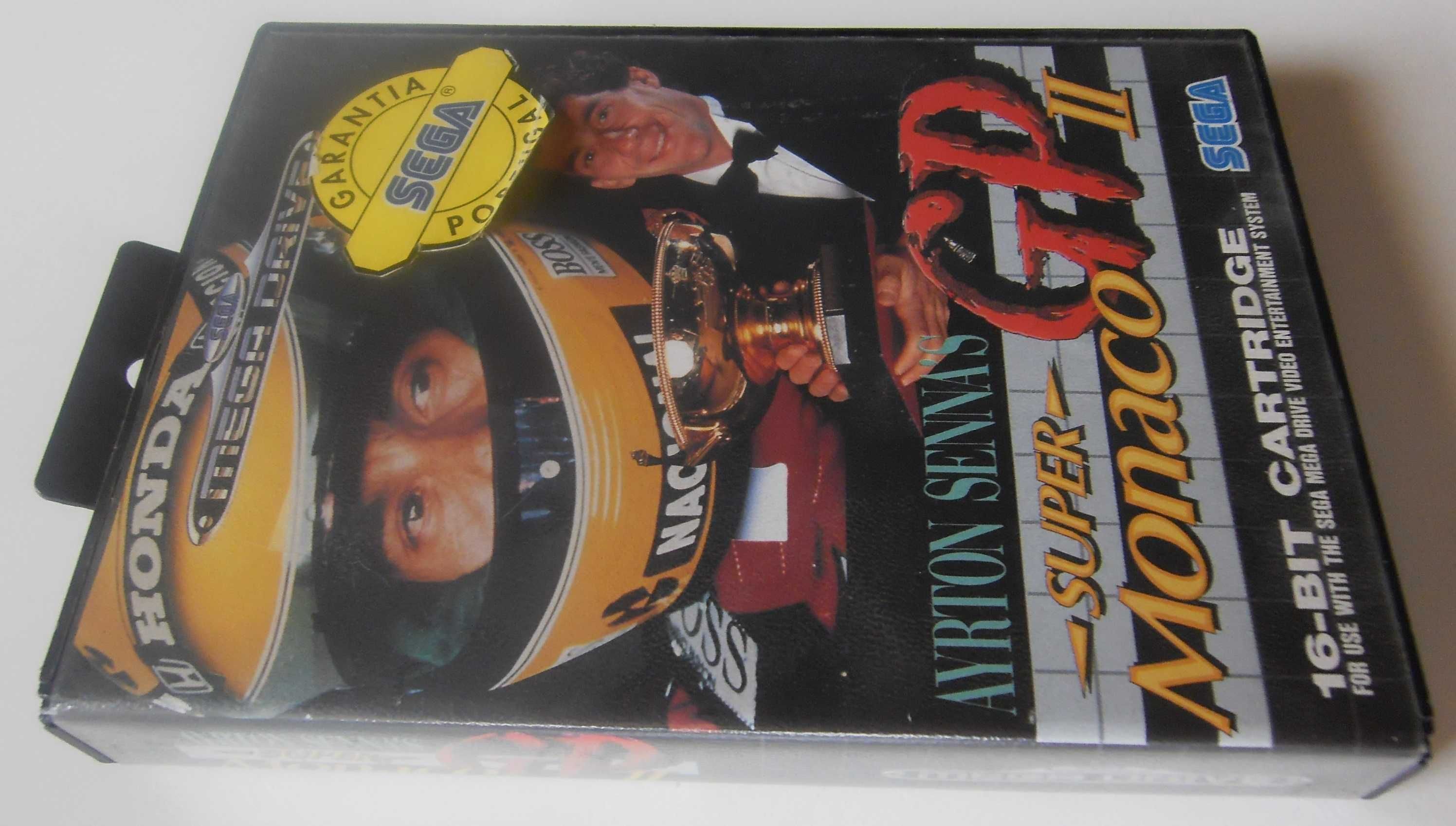 Jogo SEGA MEGADRIVE "Ayrton Senna's Super Monaco GP II" Original /1992