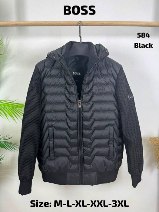 Brend Чоловіча тепла куртка Boss та ін.бренди M,L,XL,2XL,3XL ШОУРУМ