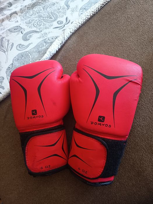 Luvas de box usadas
