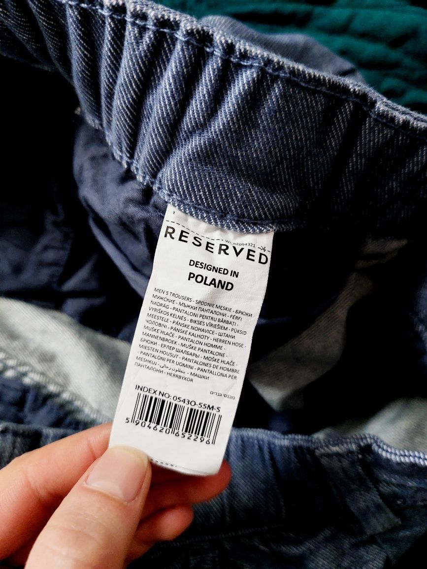 Nowe spodnie męskie Reserved S