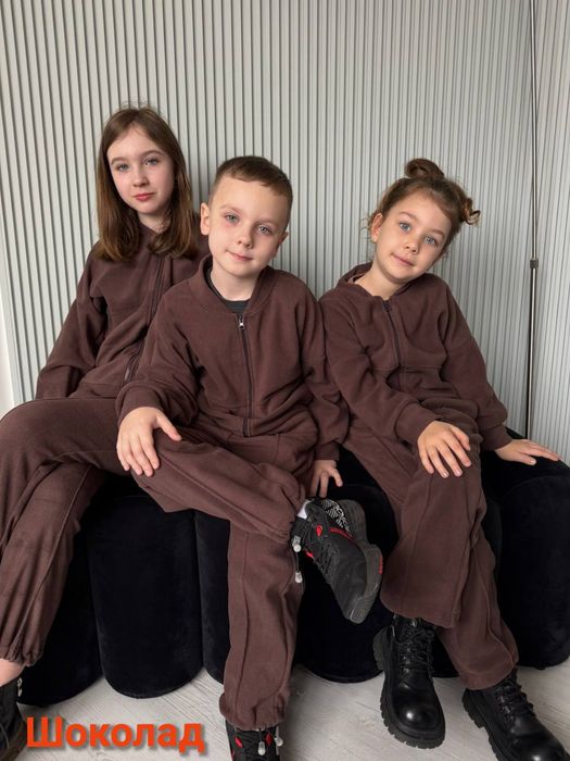 ‼️Дитячий флісовий костюм в стилі ZARA. Розмір від 92 до 152