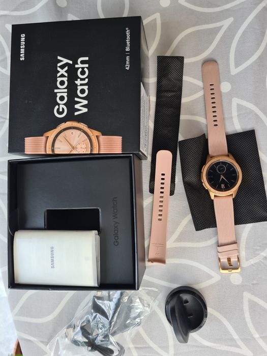 Samsung Galaxy Watch gold caly zestaw