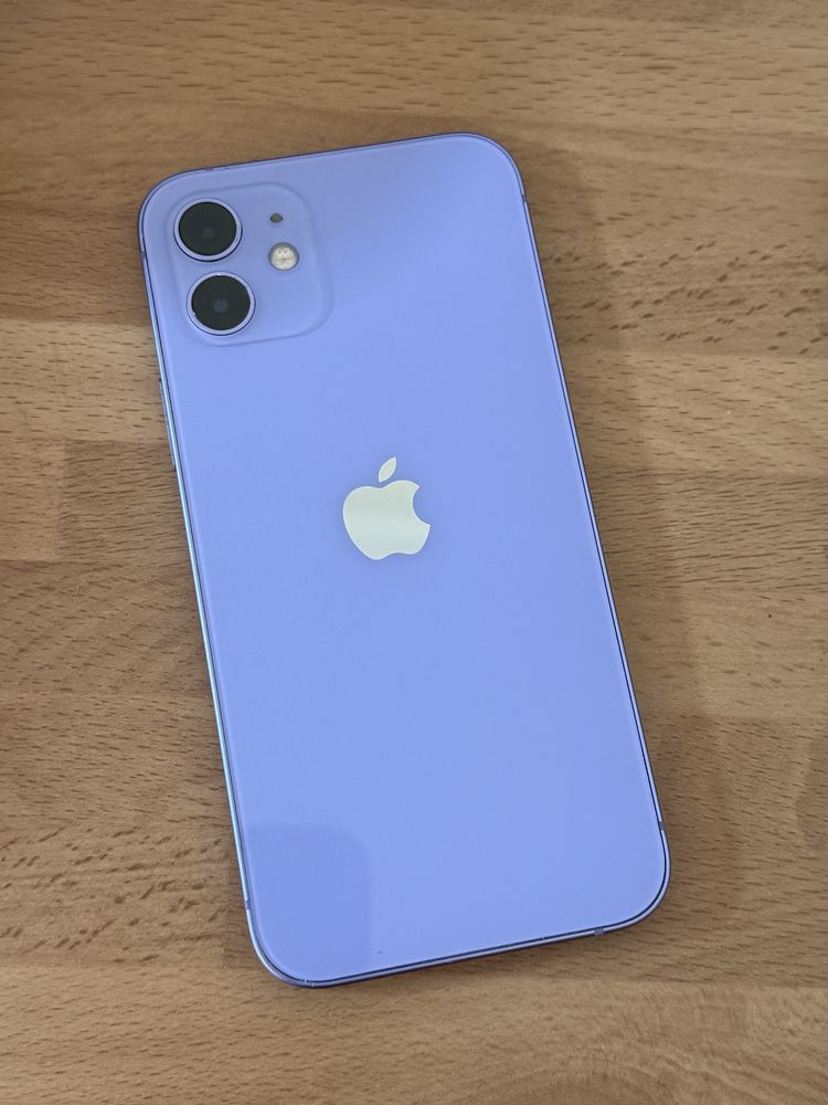 Iphone 12 violeta s/face id desbloqueado(ACEITO RETOMA)