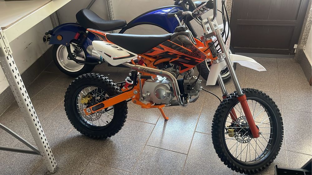Motocross Pit bike 125cc novas com aranque electrico