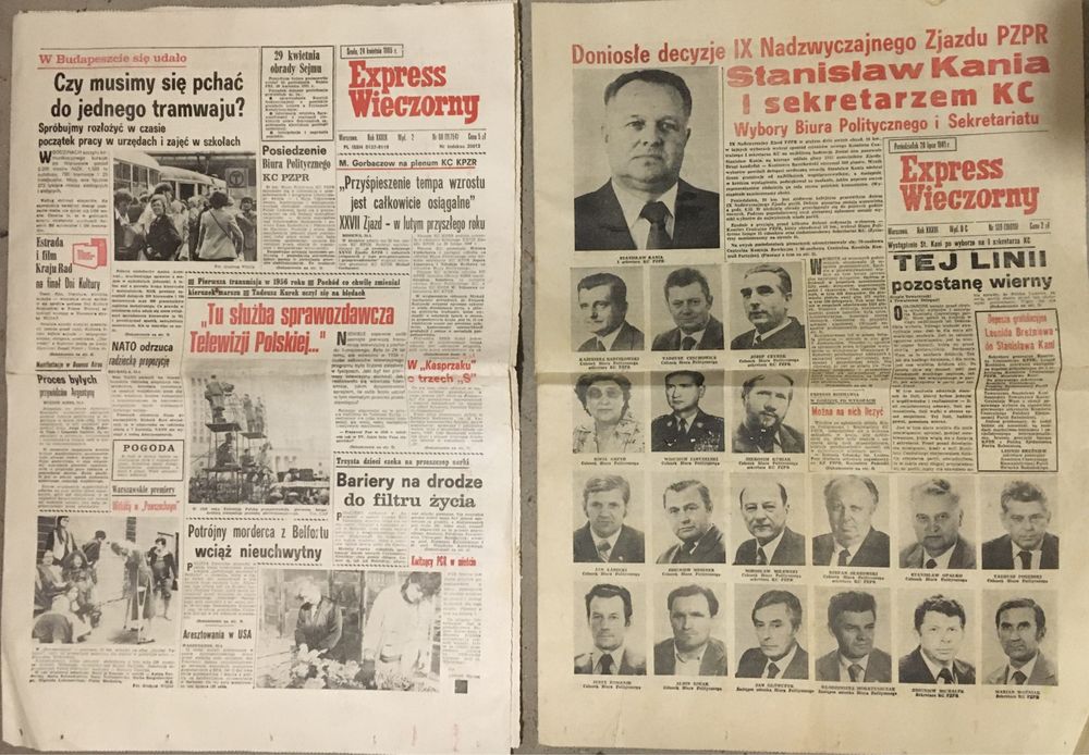 Express Wieczorny 1981, 1985