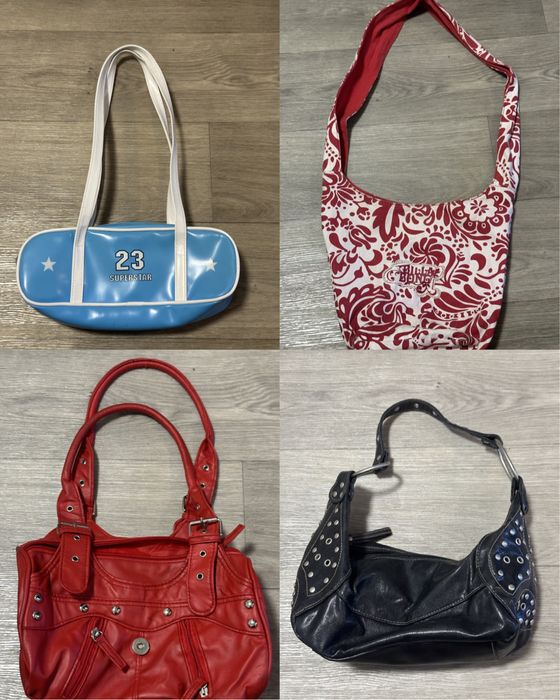 сумки різних фасонів та кольорів