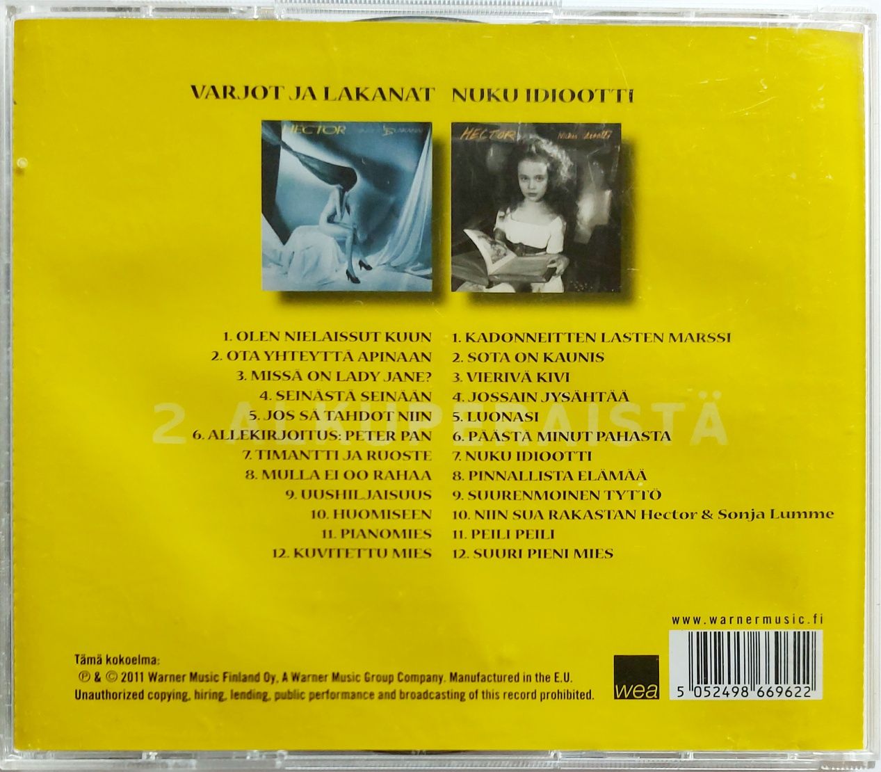 Hector Varjot Ja Lakanat / Nuku Idiotti 2CD 2011r