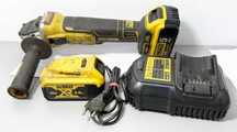 Szlifierka akumulatorowa DeWalt DCG405 + 2x AKU 5,0Ah Ładowarka