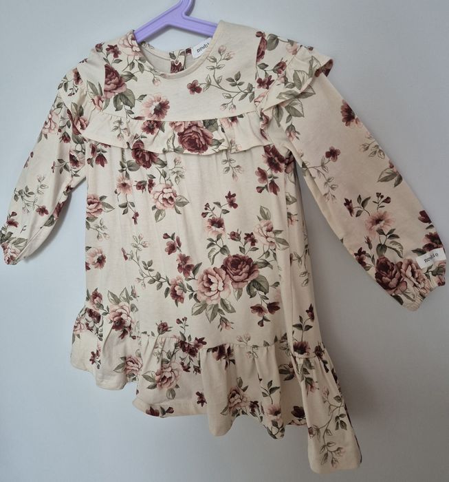 Sukienka w kwiatki dla dziewczynki Newbie 92