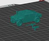 Humvee - wydruk 3D