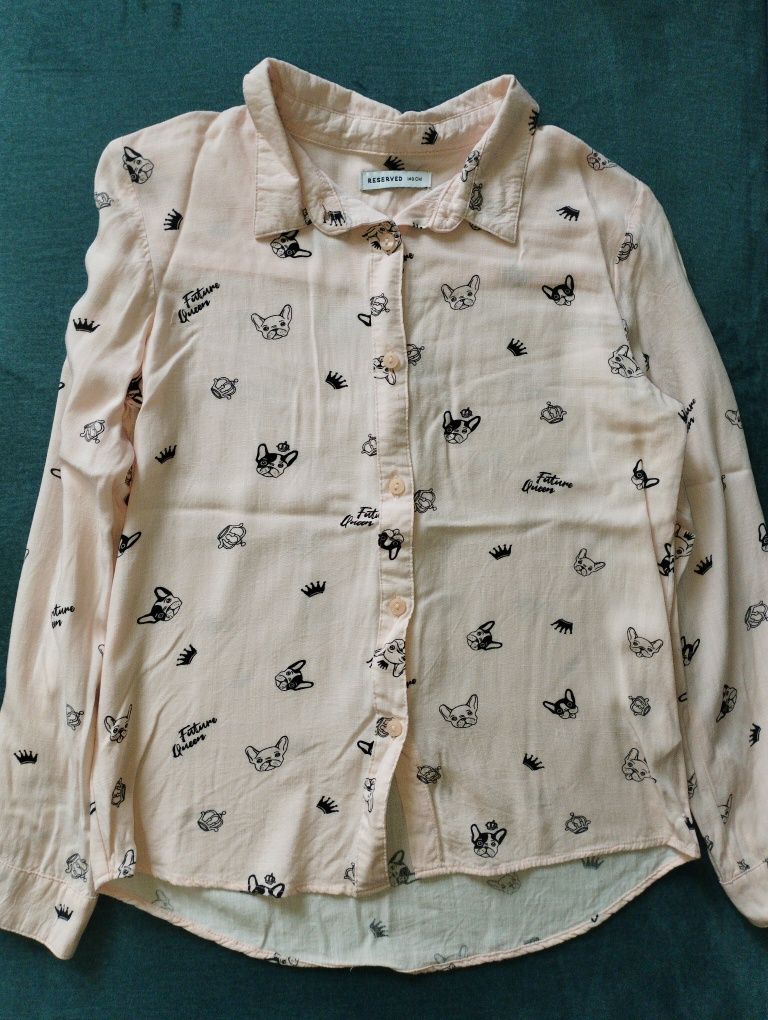 Ubrania dla dziewczynki H&M Smyk Reserved rozm. 134 - 140