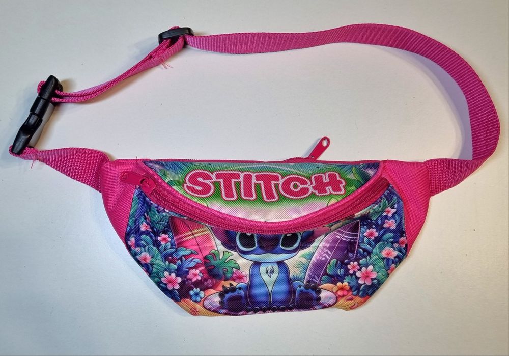 Stitch Lilo bajka różowa nerka saszetka torebka