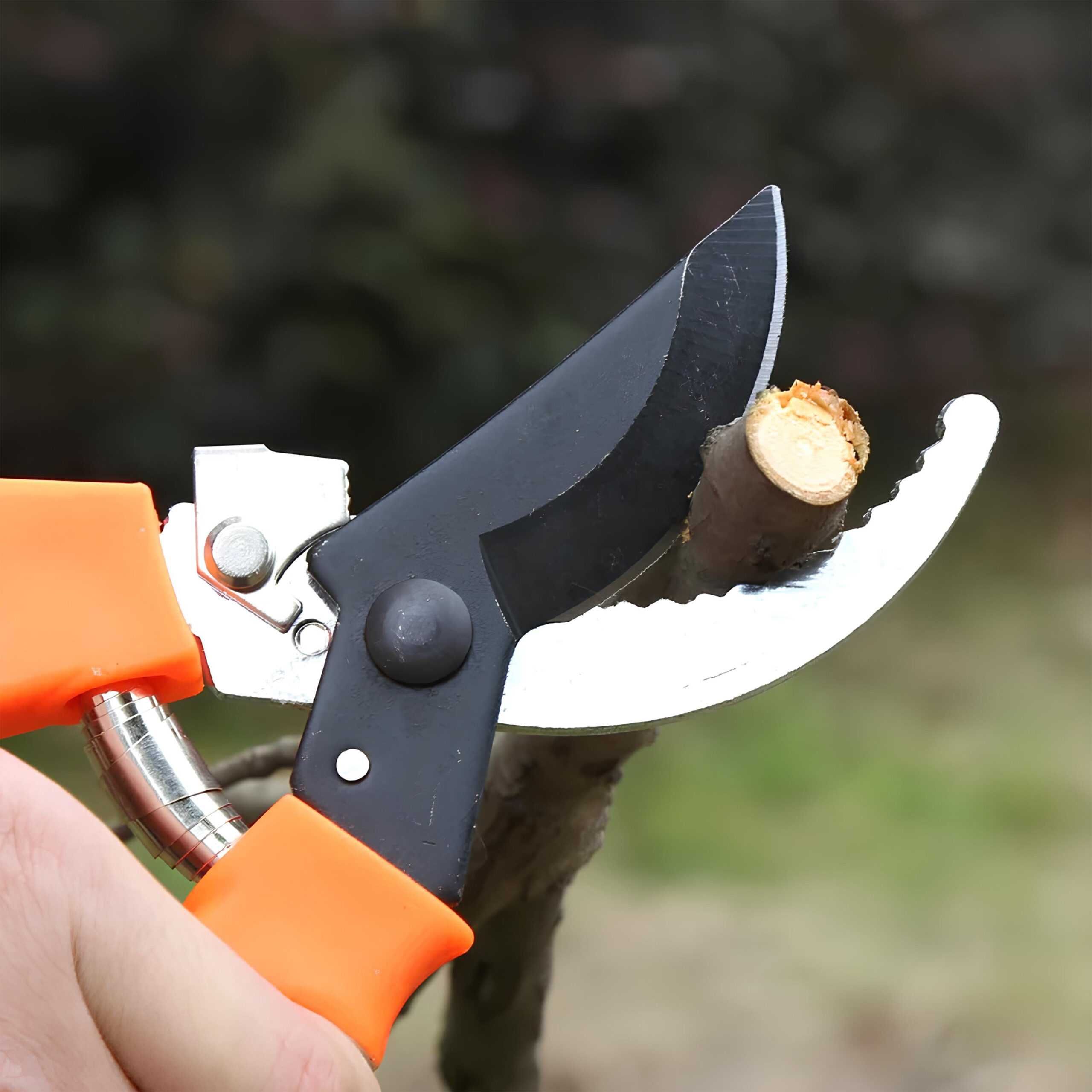 Sekator Do Gałęzi Ogrodowy Ręczny Metalowy Nożycowy Cięcia Krzewów