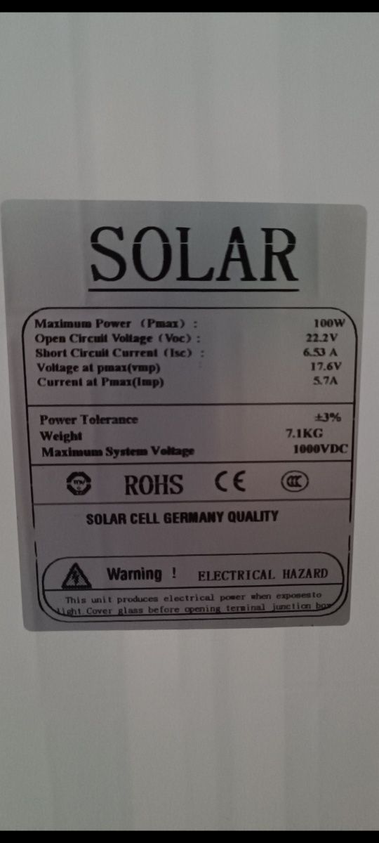 Солнечные панели Jarrett ,Solar 50 Вт,100вт,150Вт и контролеры Jarrett