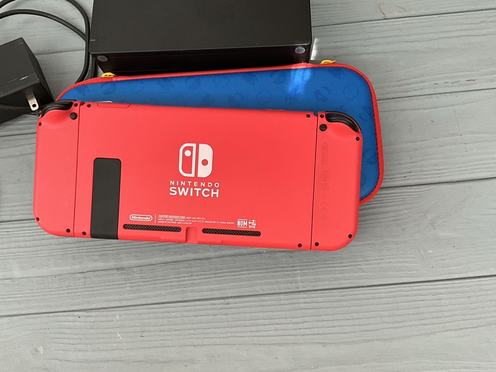 Nintendo switch mario red and blue edition