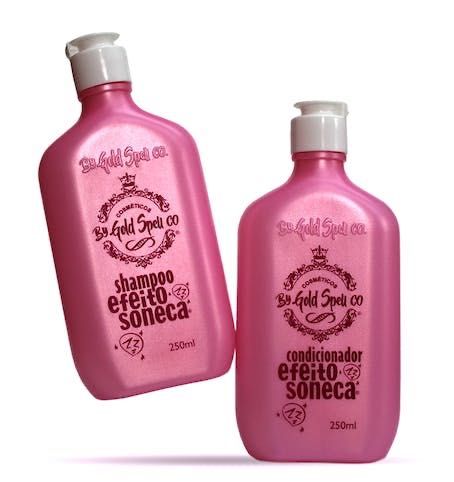 Kit condicionador e shampoo Efeito soneca Gold spell