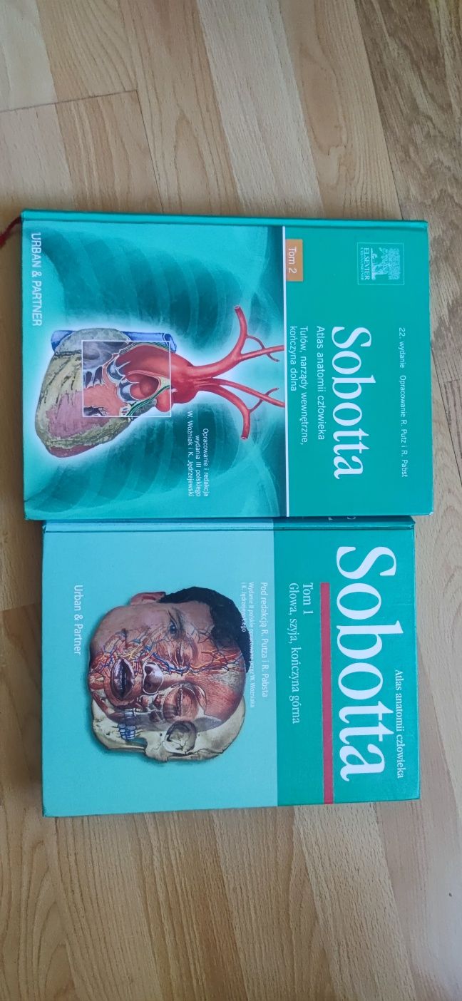 Atlas anatomii Sobotta 1-2 tomy
