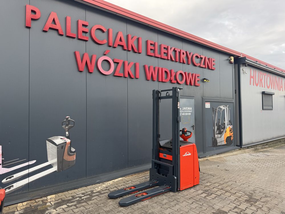 Paleciak elektryczny Linde L 16 z 2019 r 330 cm 1600 kg wózek Linde