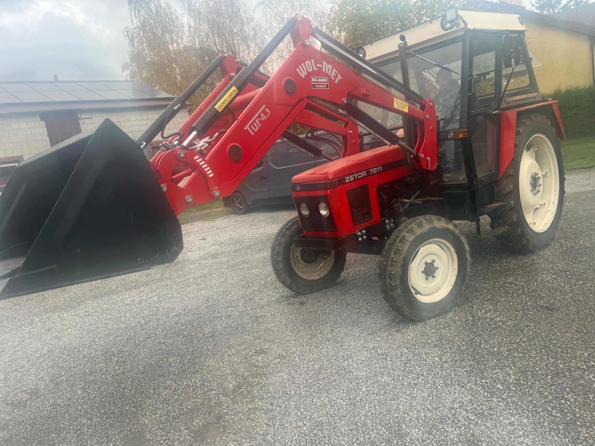 Ładowacz czołowy TUR4 WOL-MET do URSUS ZETOR PRONAR MF John Deer