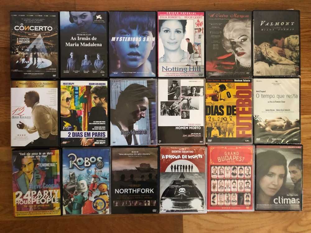 Grande coleção de DVD’s originais Cinema Filmes - Novos ou como novos