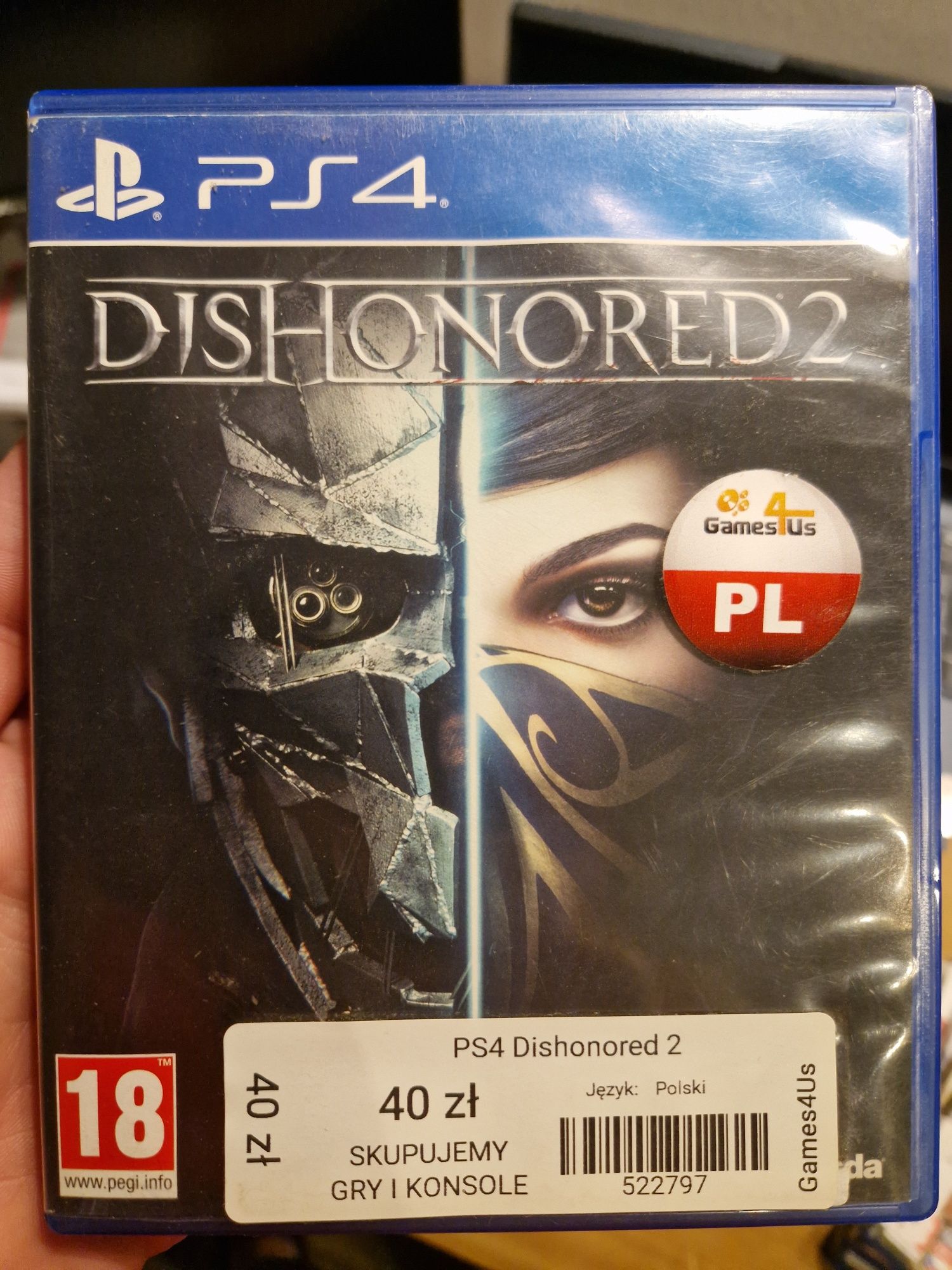 Dishonored 2 PS4 PL