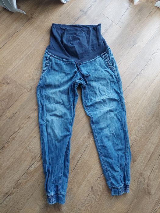 Spodnie jeansy ciążowe h&m 44
