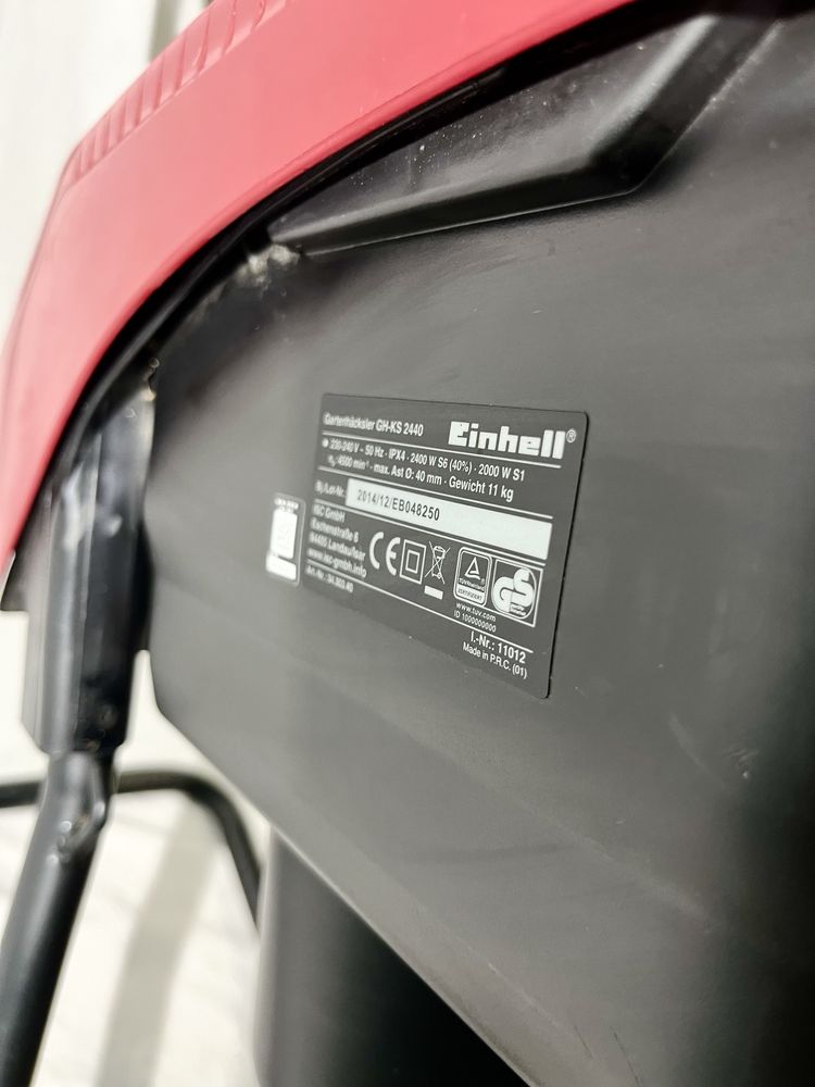 Измельчитель веток Einhell! Дробилка, Подрібнювач гілок! Дисковый!