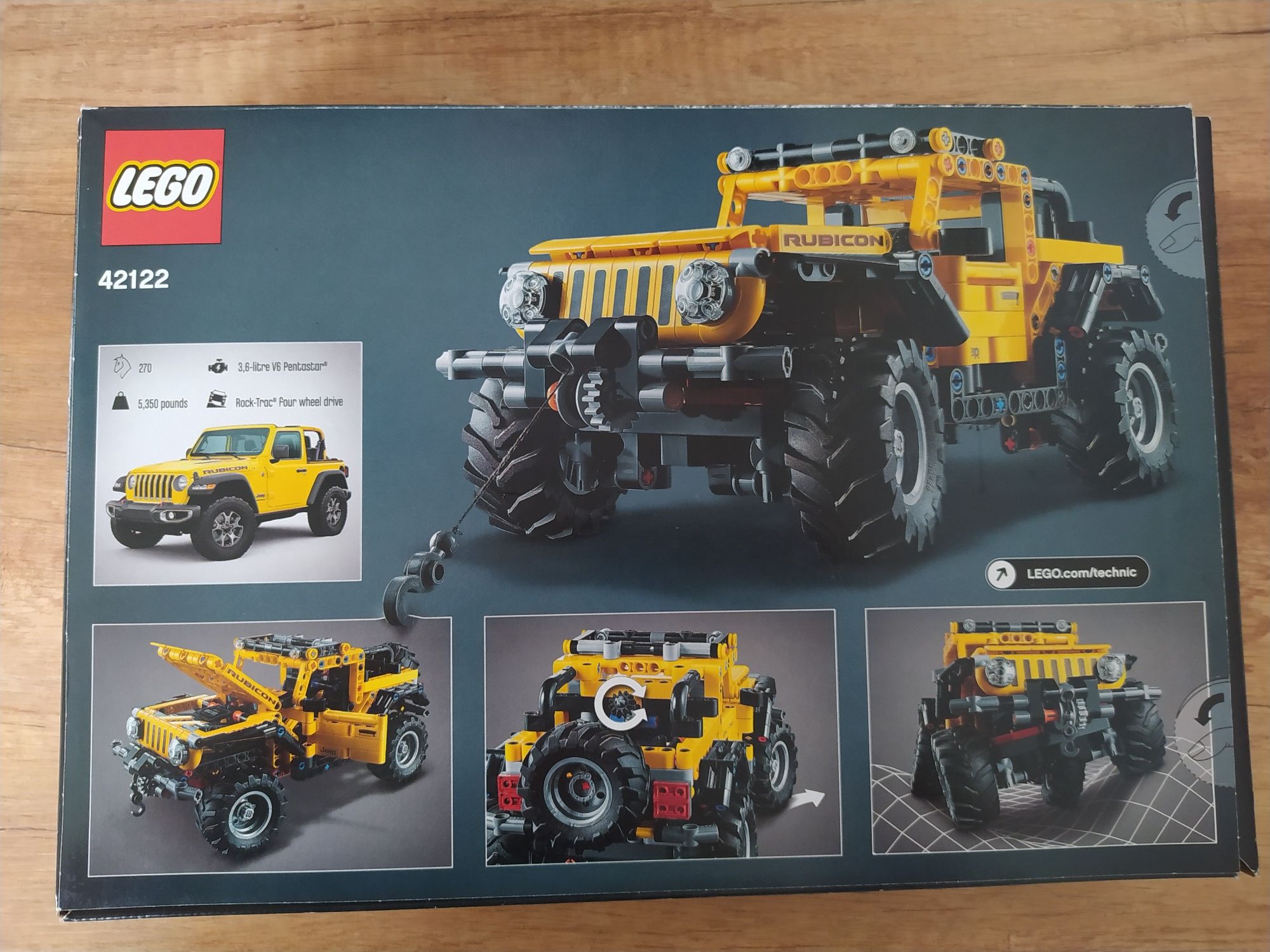 LEGO Technic Jeep Wrangler wierna replika, klocki stan Bardzo Dobry