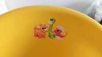 Wanienka dinozaury 89 cm od wewnątrz żółta + maskotka gratis