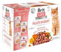 Brit Care Cat Fillets In Gravy Flavour Box saszetki 12x85g