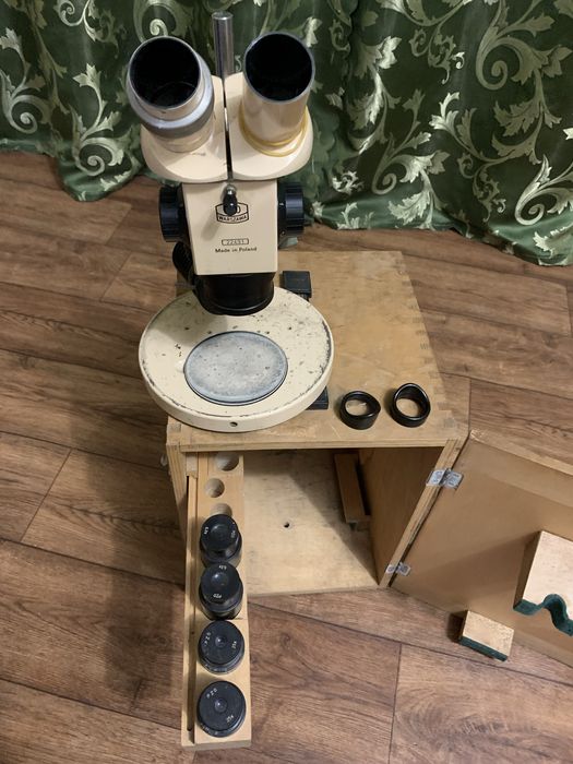 Мікроскоп pzo varszawa